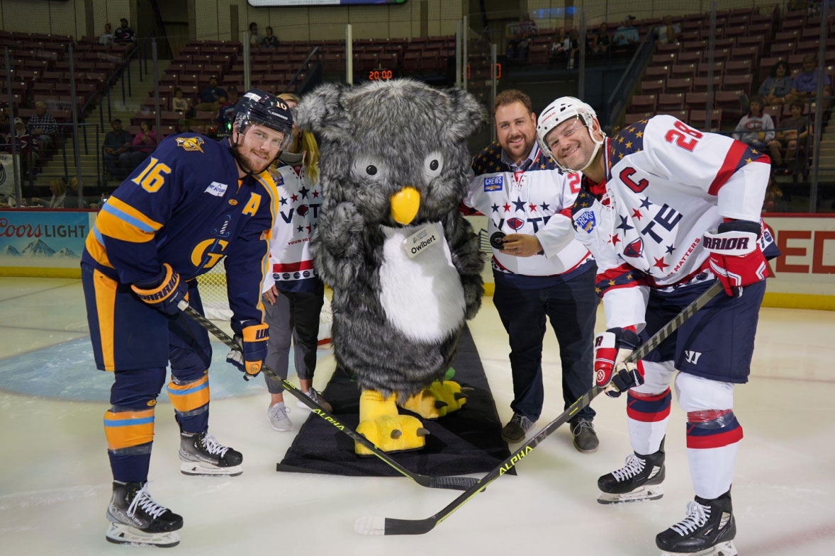 Stingrays Puck Drop