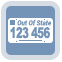 Out of State Tag Reporting icon